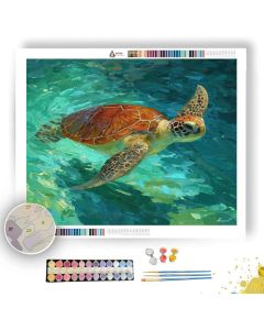 BRASS LAGOON - Paint by Numbers Full Kit