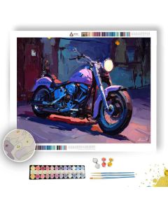 GARAGE THRESHOLD VIOLET - Paint by Numbers Full Kit