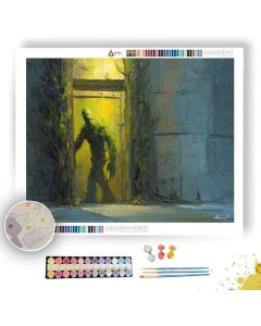 WOOD STEEL PASSAGE - Paint by Numbers Full Kit