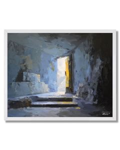 DOORWAY DRIFT MARBLE - FRAMED