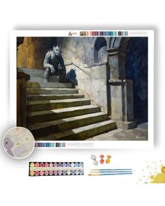 STAIR GLOW SUNLIT - Paint by Numbers Full Kit