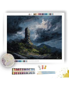 GLASS TOWER - Paint by Numbers Full Kit