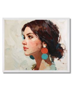 EARRINGS HUSH - FRAMED