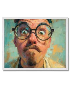 BRASS GLASSES - FRAMED