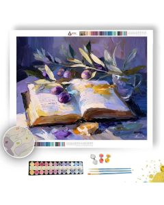 VIOLET OLIVE RHYTHM - Paint by Numbers Full Kit