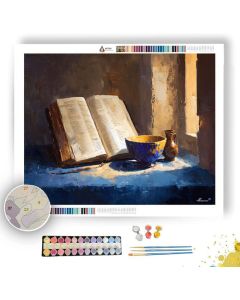 SUNLIT CHAPEL TRACE - Paint by Numbers Full Kit