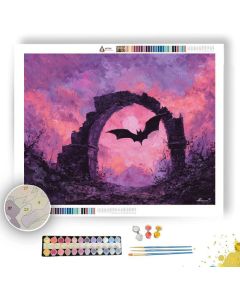 RUINED GLOW CLOUD - Paint by Numbers Full Kit