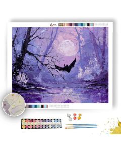 FOREST NOTE RIVER - Paint by Numbers Full Kit