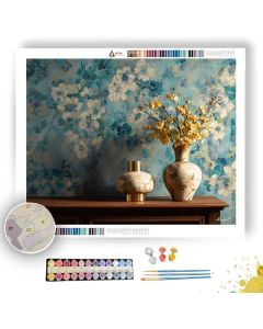 TRELLIS RHYTHM SILK - Paint by Numbers Full Kit