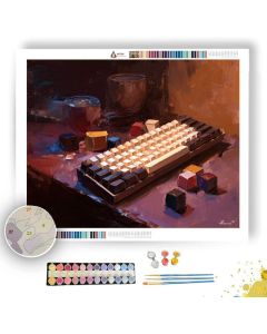 KEYCAPS STUDY - Paint by Numbers Full Kit
