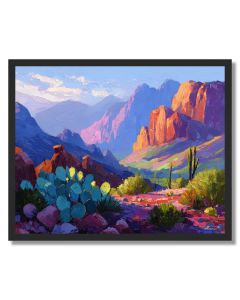 SUNLIT RIDGE - FRAMED