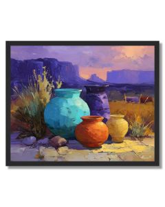 POTTERY GLOW - FRAMED