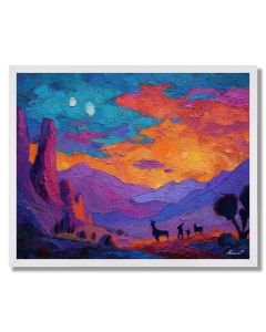 SUNLIT FESTIVAL MOMENT - FRAMED