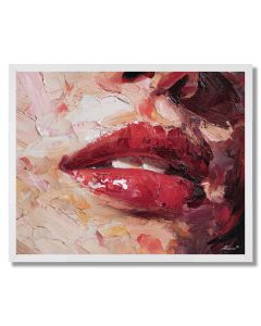 MOUTH VIGNETTE IRON - FRAMED