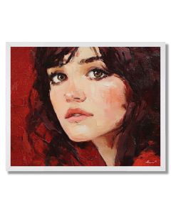 WOOD SCARLET - FRAMED