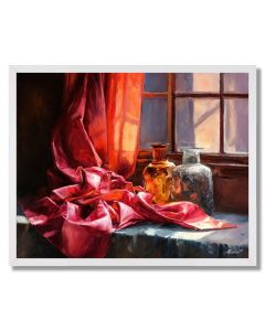SATIN WINDOW - FRAMED