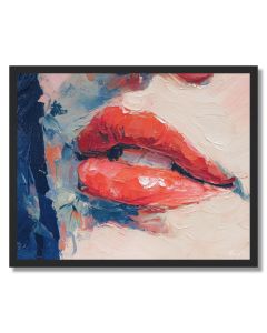COBALT CORAL DETAIL - FRAMED