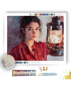 PORTRAIT MOMENT LANTERN - Paint by Numbers Full Kit