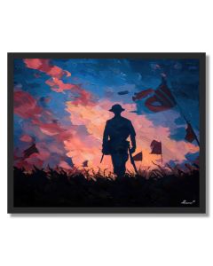 PAPER SILHOUETTE STUDY - FRAMED