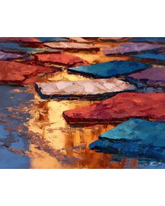FLAGSTONE TRACE BRASS