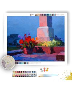 STORM WINDOW TERRACE - Paint by Numbers Full Kit