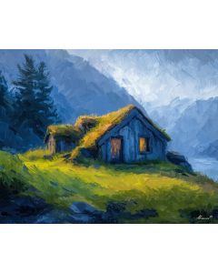 CABIN SCENE SKY