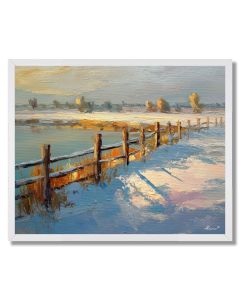 RIVER FENCE - FRAMED