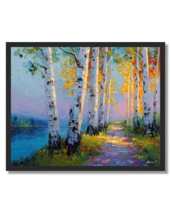 BIRCH PATH - FRAMED