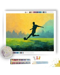 MARBLE SILHOUETTE - Paint by Numbers Full Kit