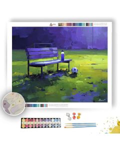 BENCH HUSH VIOLET - Paint by Numbers Full Kit