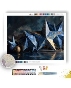 PAPER VIGNETTE SILK - Paint by Numbers Full Kit