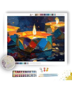 EMBER CANDLE RHYTHM - Paint by Numbers Full Kit