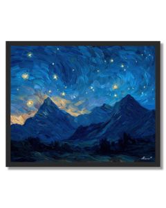 MOONLIT STARS - FRAMED