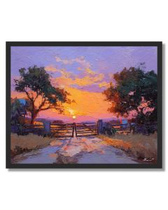 SUNSET VIEW WINDOW - FRAMED