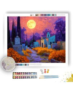 CEMETERY GLOW - Paint by Numbers Full Kit