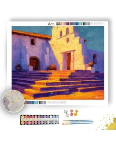 VIOLET STEPS THRESHOLD - Paint by Numbers Full Kit