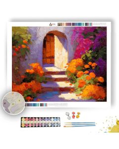 SUNLIT ARCHWAY RHYTHM - Paint by Numbers Full Kit