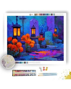 LANTERNS DRIFT SILK - Paint by Numbers Full Kit