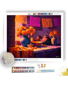 BRASS PICADO NOTE - Paint by Numbers Full Kit