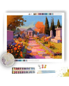 CEMETERY DETAIL - Paint by Numbers Full Kit