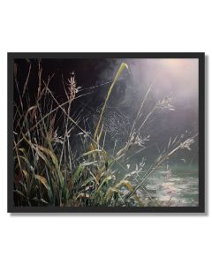 GRASS GLOW SILK - FRAMED