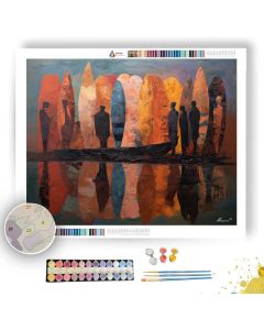 RIVER SHIELD - Paint by Numbers Full Kit