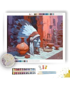CEREMONIAL HALO SHADOW - Paint by Numbers Full Kit