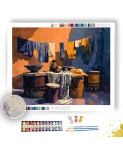 IRON CLOTH VIEW - Paint by Numbers Full Kit
