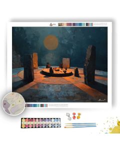 STONE RITUAL HUSH - Paint by Numbers Full Kit