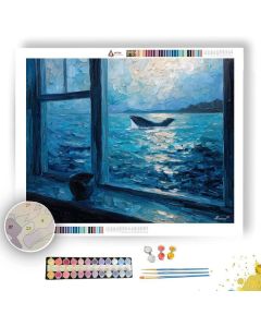 WINDOW WATER - Paint by Numbers Full Kit