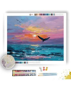 OCEAN DRIFT GLASS - Paint by Numbers Full Kit