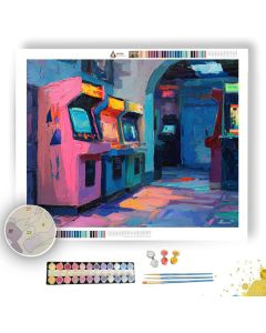 EMBER ARCADE VIEW - Paint by Numbers Full Kit