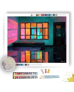 SYNTH WINDOW - Paint by Numbers Full Kit