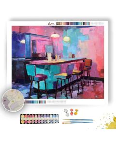 SILK RETRO - Paint by Numbers Full Kit